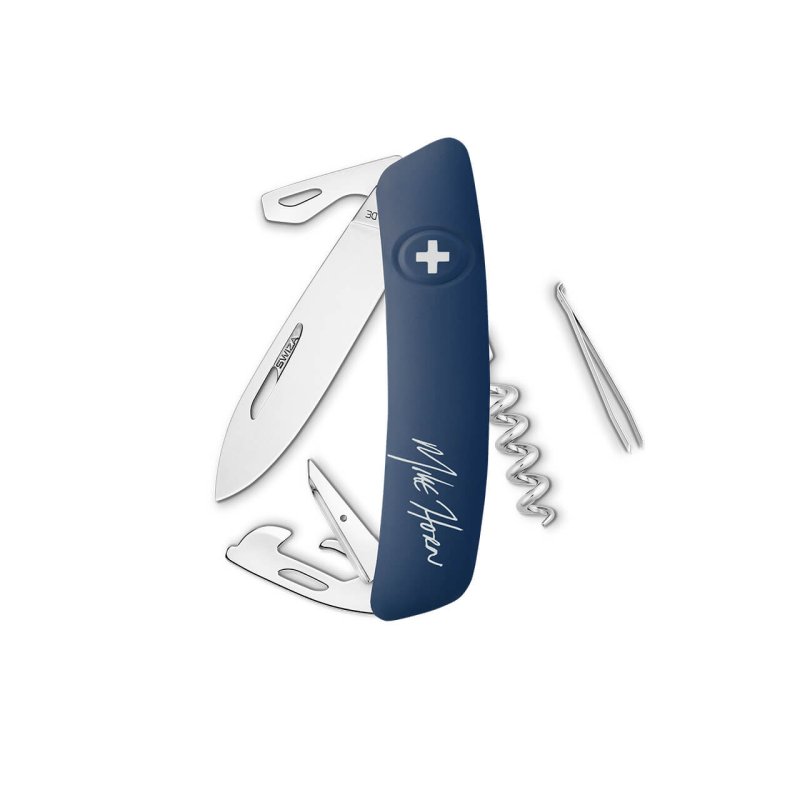 Navaja EDICION ESPECIAL Standard D03 MAKE HORN, 11 funciones, azul oscuro