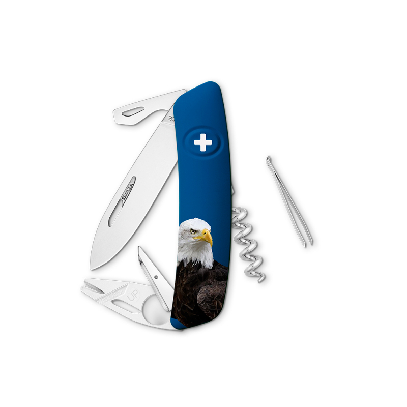 Navaja WILD LIFE Standard TT03 BALD EAGLE, 11 funciones, azul oscuro