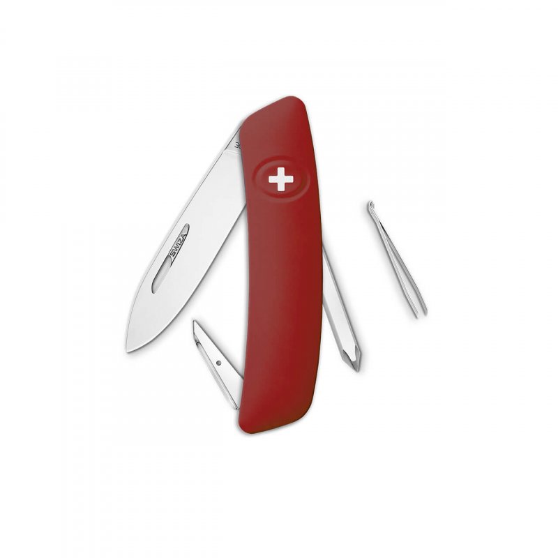 Navaja POLISHED Standard D02, 6 funciones, rojo oscuro