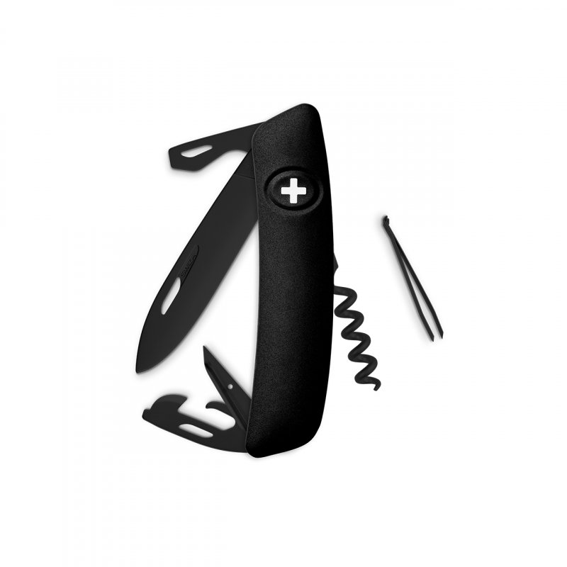 Navaja Le Graphite ALLBLACK Standard D03, 11 funciones, negro