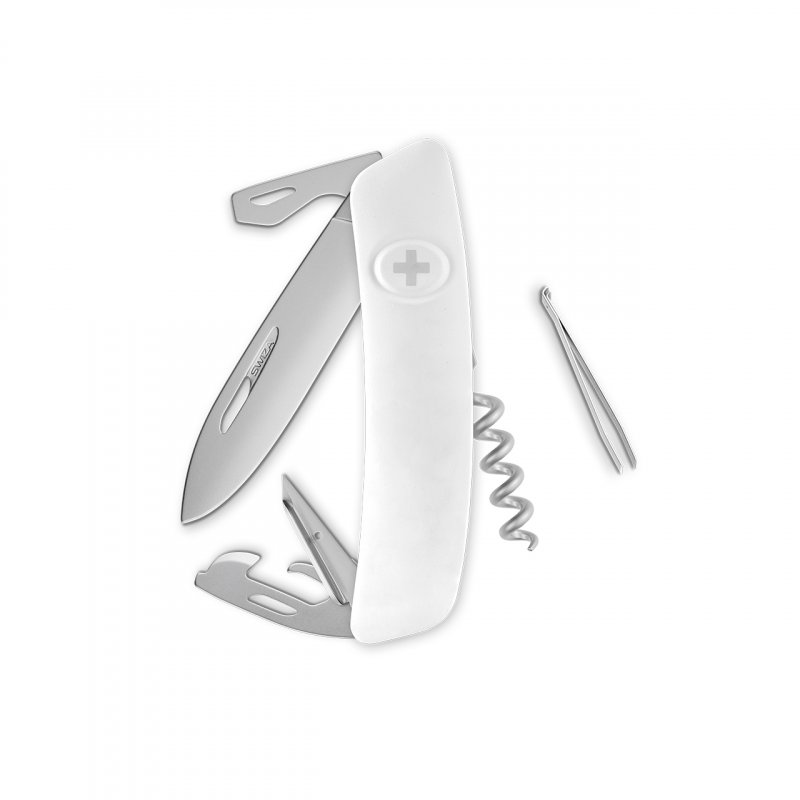 Navaja ALLMATT Standard D03, 11 funciones, blanco