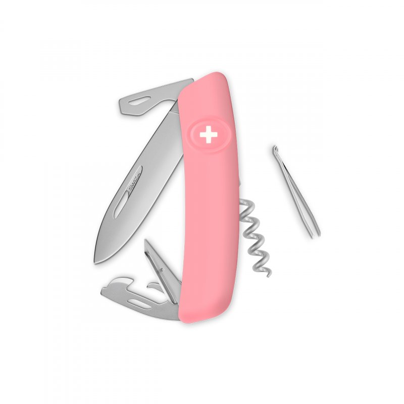 Navaja ALLMATT Standard D03, 11 funciones, rosa