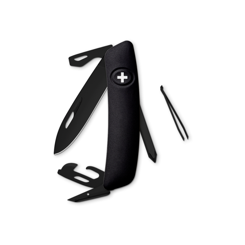 Navaja ALLBLACK Standard D04, 11 funciones, negro