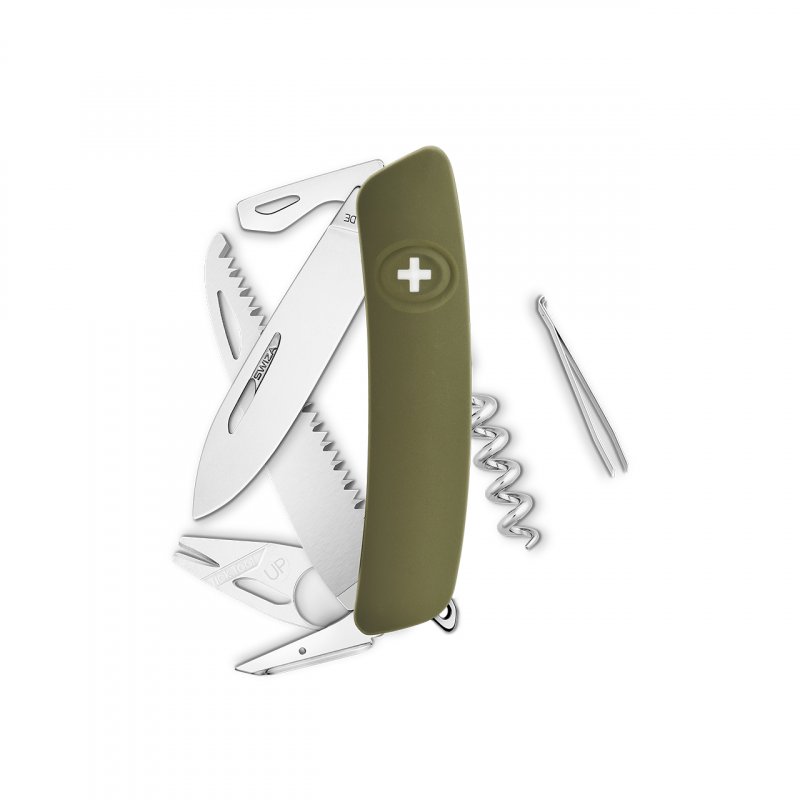 Navaja L´Epicéa POLISHED Standard TT05R, 13 funciones, olivo