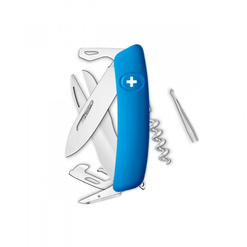 Navaja POLISHED Standard D07, 13 funciones, azul