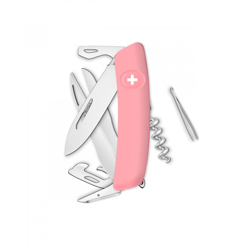 Navaja POLISHED Standard D07, 13 funciones, rosa
