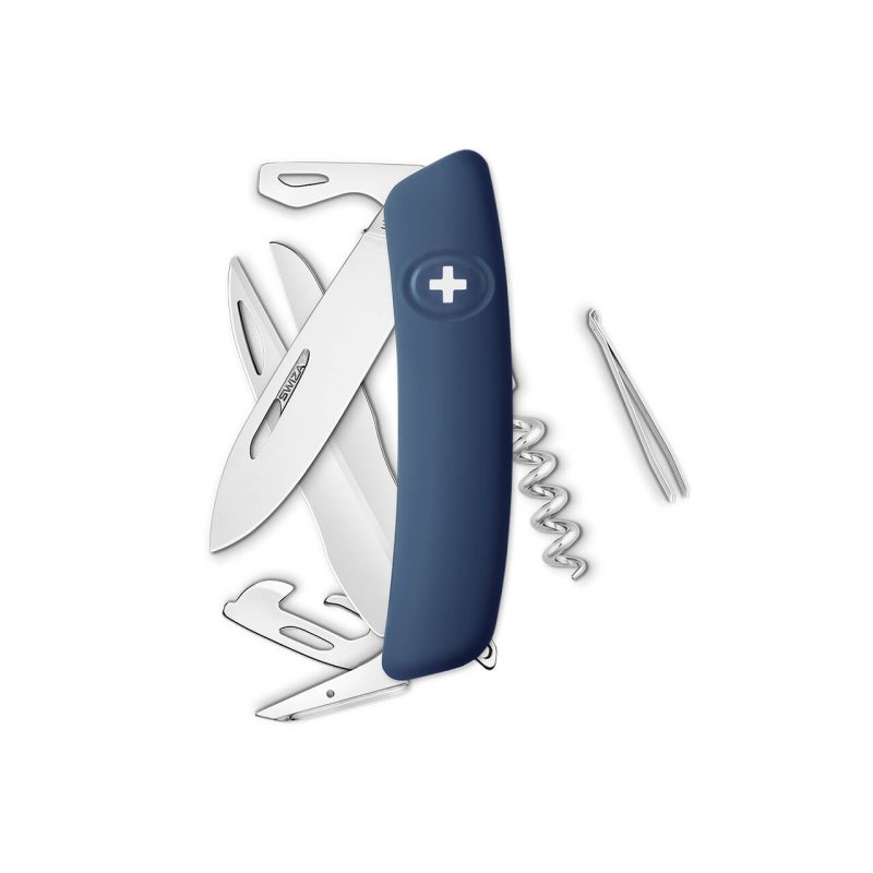Navaja POLISHED Standard D07, 13 funciones, azul oscuro