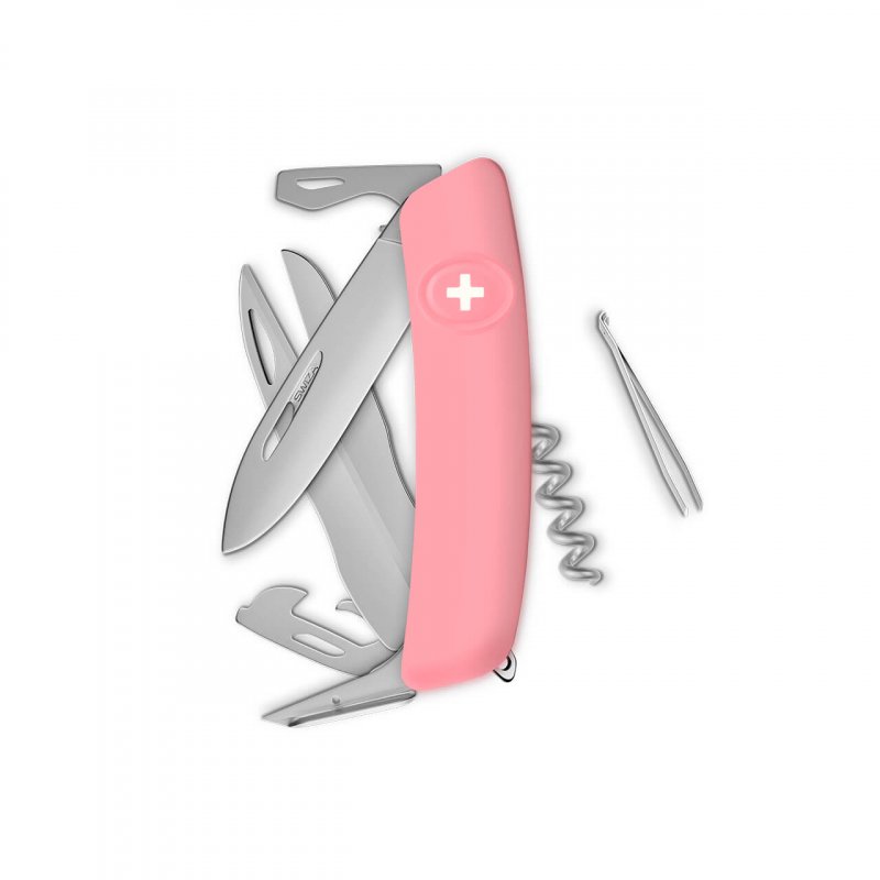 Navaja ALLMATT Standard D07 R, 13 funciones, rosa