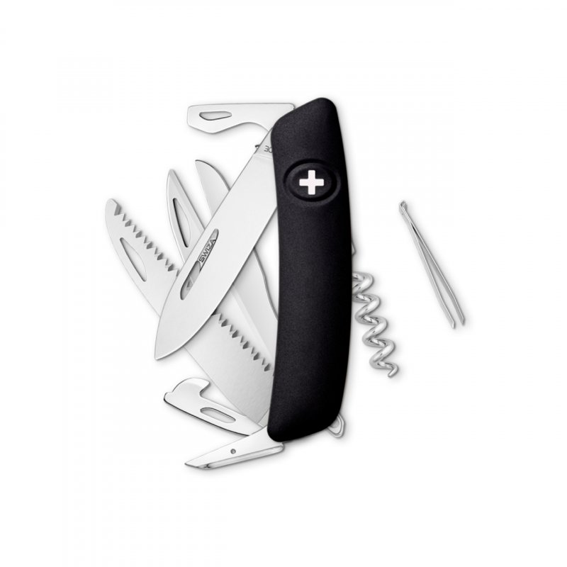 Navaja POLISHED Standard D09, 14 funciones, negro