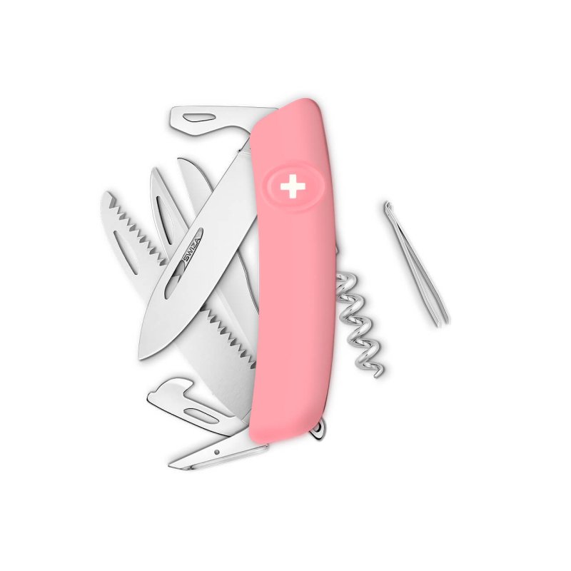 Navaja POLISHED Standard D09, 14 funciones, rosa