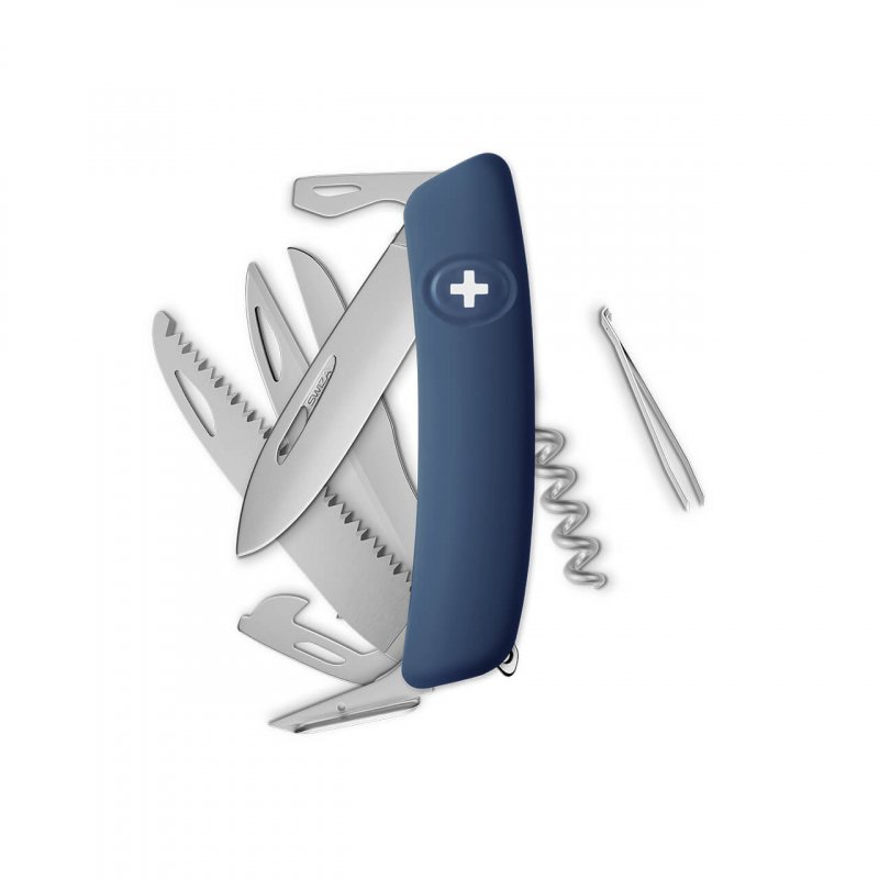 Navaja ALLMATT Standard D09 R, 14 funciones, azul oscuro