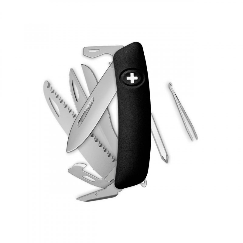 Navaja ALLMATT Standard D10 R, 14 funciones, negro