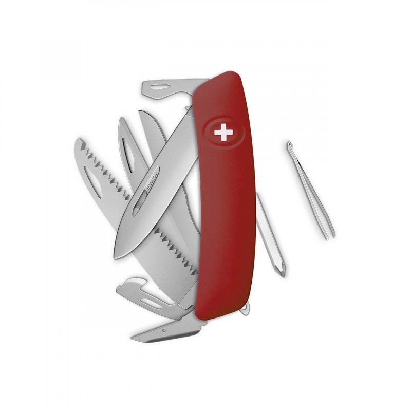 Navaja ALLMATT Standard D10 R, 14 funciones, rojo oscuro