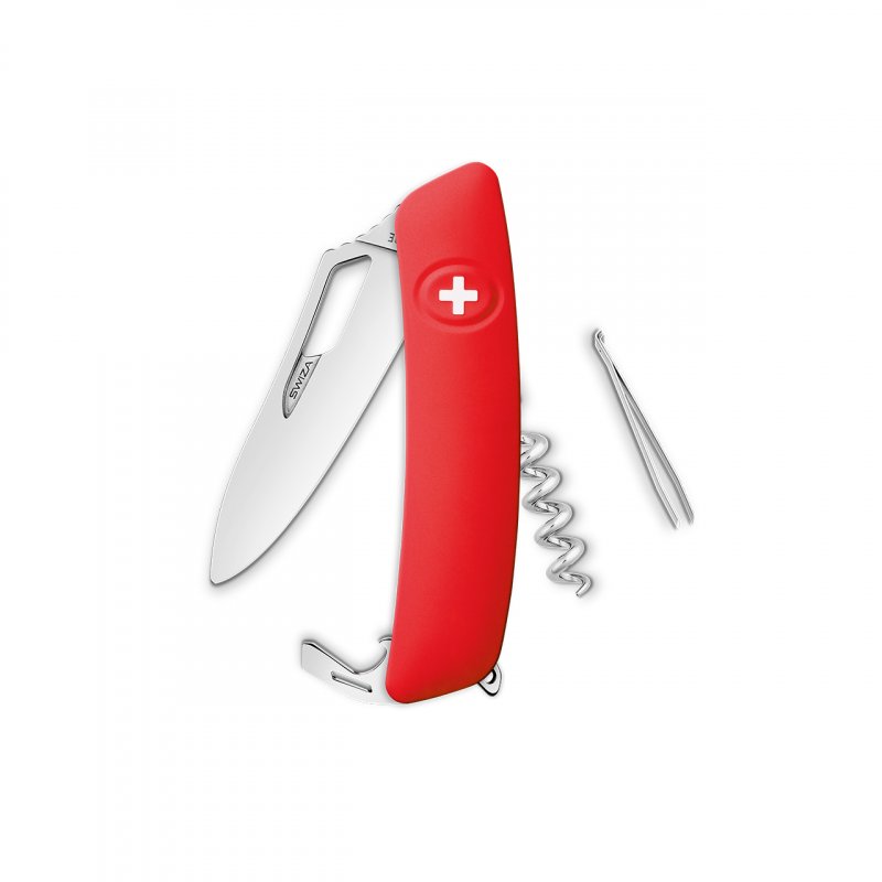 Navaja POLISHED Single Hand Winemaker SH01 R-WM, 7 funciones, rojo