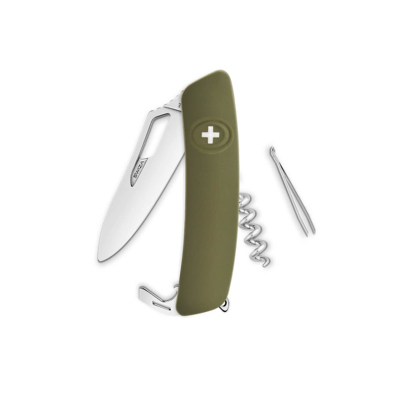 Navaja POLISHED Single Hand Winemaker SH01 R-WM, 7 funciones, olivo