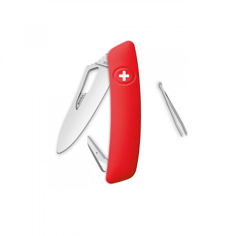 Navaja POLISHED Single Hand SH00, 5 funciones, rojo