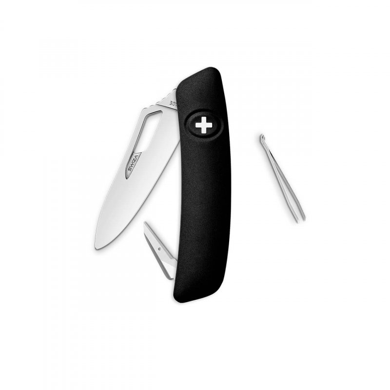 Navaja POLISHED Single Hand SH00, 5 funciones, negro