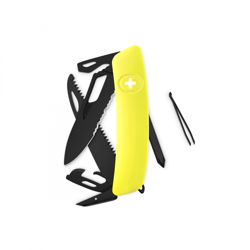Navaja ALLBLACK Single Hand Wavy Edge SH06 TR, 13 funciones, moss