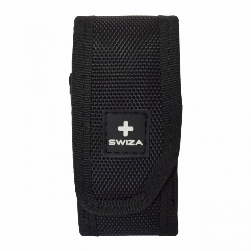 Funda nylon con velcro color negro, grande